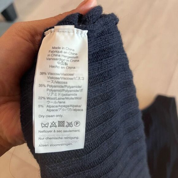 Madewell Button Front V Neck Sweater Dress XL - Picture 6 of 10